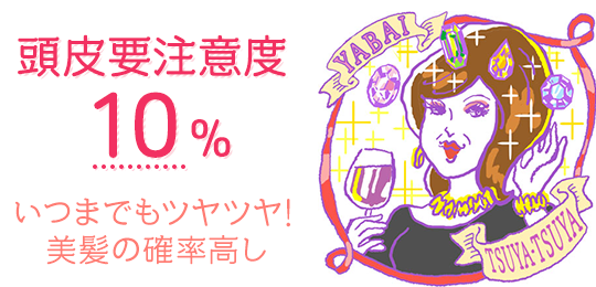 いつまでもツヤツヤ！美髪の確率高し